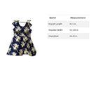 Rue21 XL Floral Navy & Yellow Dress With Lace Accent