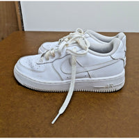 Nike Air Force 1 07 Low White Leather Sneakers Minimal Wear