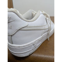Nike Air Force 1 07 Low White Leather Sneakers Minimal Wear