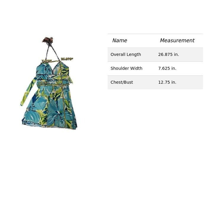 BWear Handkerchief Hem Halter Dress