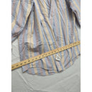 Brooks Brothers 346 Mens Cotton Striped Button-Down Shirt Blue/Yellow Size M