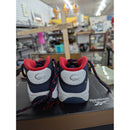 Reebok Infant Question Mid Basketball Shoes Navy/White/Red Size 9 USA with Box