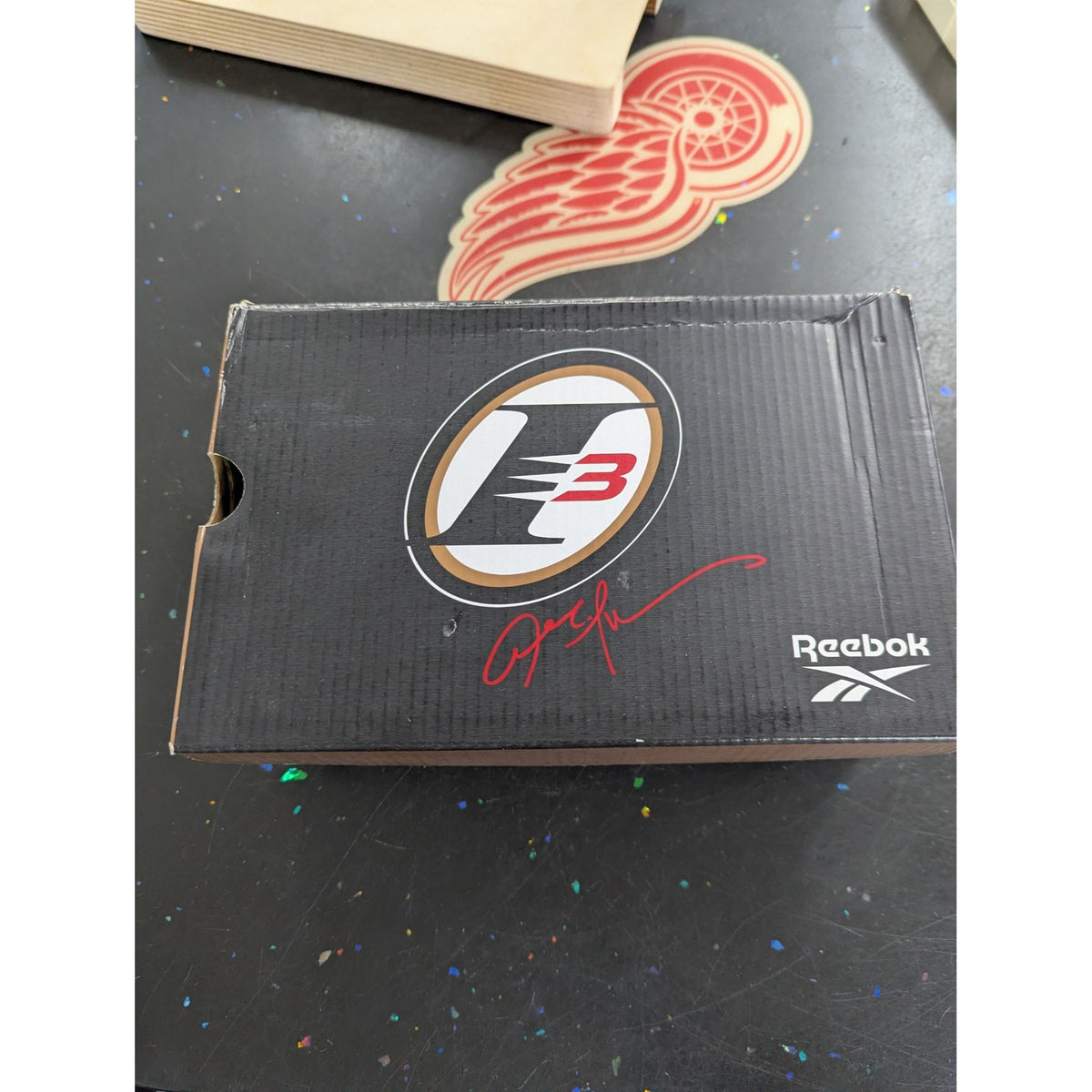 Reebok Infant Question Mid Basketball Shoes Navy/White/Red Size 9 USA with Box