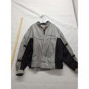 Honda Goldwing Mesh Motorcycle Jacket 2XL Gray & Black Adjustable Fairchild Sports