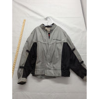 Honda Goldwing Mesh Motorcycle Jacket 2XL Gray & Black Adjustable Fairchild Sports