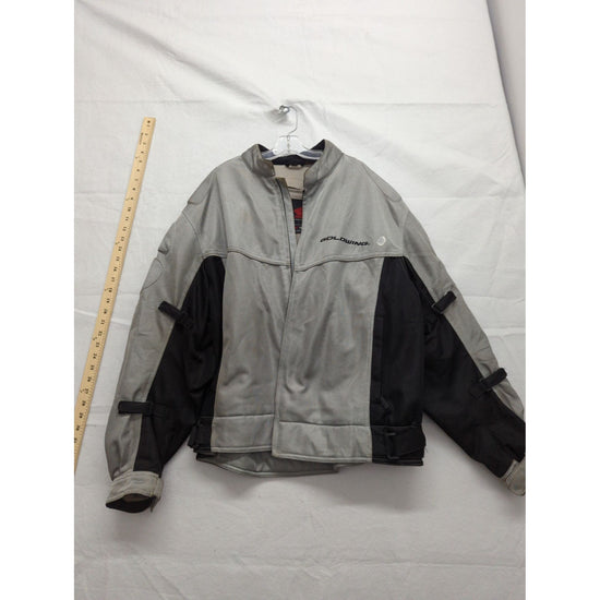 Honda Goldwing Mesh Motorcycle Jacket 2XL Gray & Black Adjustable Fairchild Sports