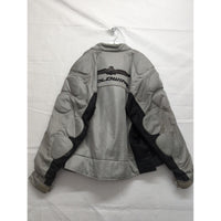 Honda Goldwing Mesh Motorcycle Jacket 2XL Gray & Black Adjustable Fairchild Sports