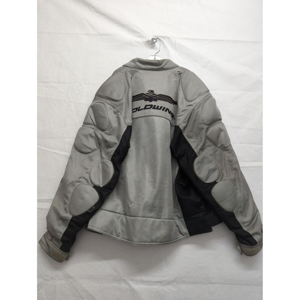 Honda Goldwing Mesh Motorcycle Jacket 2XL Gray & Black Adjustable Fairchild Sports