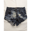 Levis Womens 512 Bootcut Denim Shorts Tie-Dye Style Size 12