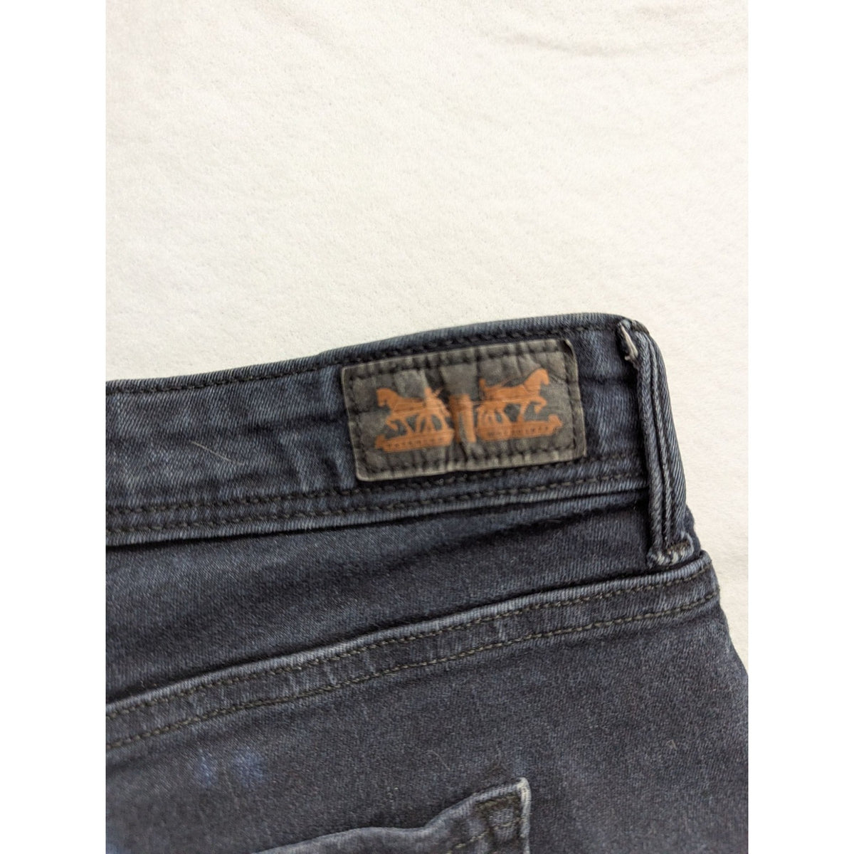 Levis Womens 512 Bootcut Denim Shorts Tie-Dye Style Size 12