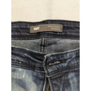 Levis Womens 512 Bootcut Denim Shorts Tie-Dye Style Size 12
