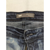 Levis Womens 512 Bootcut Denim Shorts Tie-Dye Style Size 12