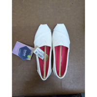 Toms Womens Alpargata Dusty Pink Color Changing Twill Slip-On Shoes Size 5 With Box