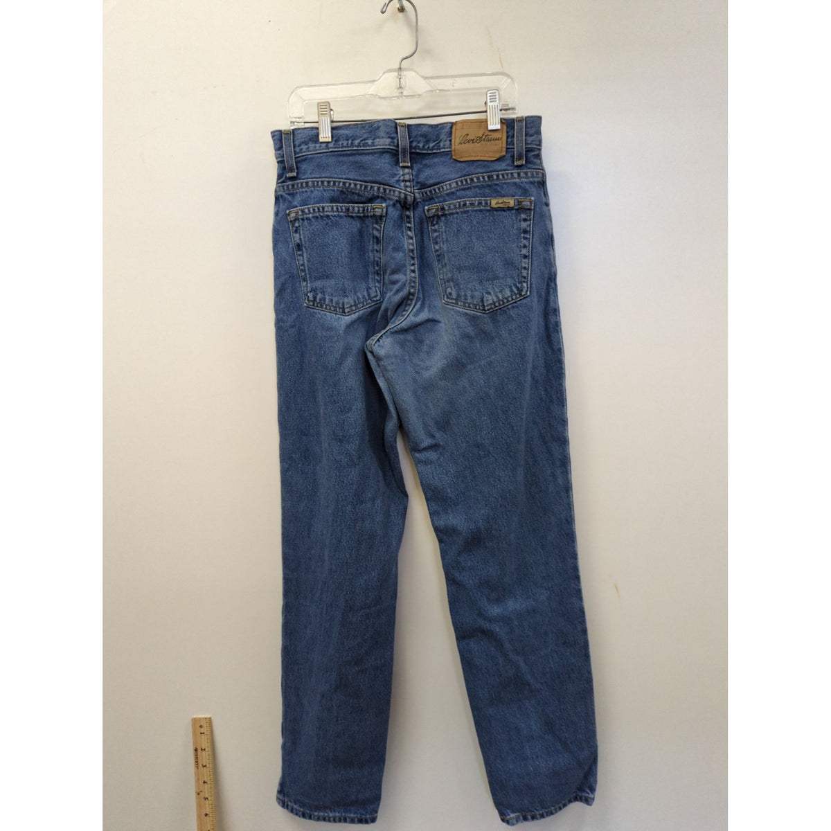 Levis Relaxed Fit Mens Blue Denim Jeans Straight-Leg Casual Style 32x30