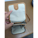 American Leather Co. Crossbody Bag Tan Genuine Leather Compact Adjustable Strap 8"x5"x2"