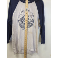 The Decemberists Baseball Raglan Tee Portland OR Navy & White Small