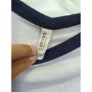 The Decemberists Baseball Raglan Tee Portland OR Navy & White Small