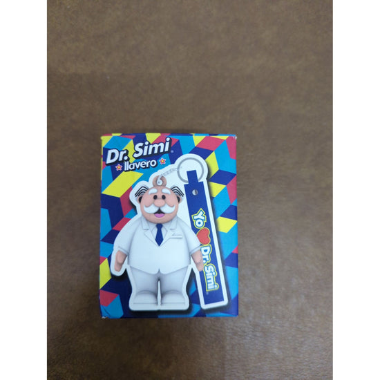 Dr. Simi PVC Keychain With Blue Lanyard & Colorful Packaging 8 x 5 x 5 cm