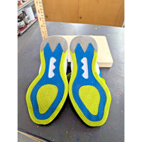 Toy Story Pizza Planet Adidas Sneakers Size 6.5 Youth Neon Green & Blue Mesh
