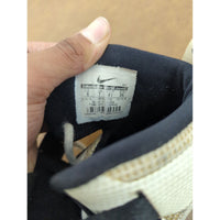 Nike Mens Basketball Shoes Beige/Black Size 8 With Speckled Sole