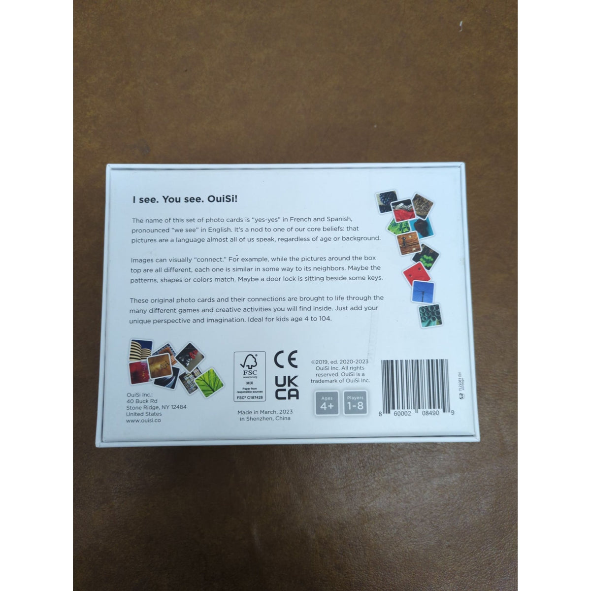 OuiSi Connecting Photo Cards 210 Cards With Games & Activities For Creativity Ages 4+ 1-8 Players