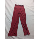 Gloria Vanderbilt Sport Womens Red High-Waist Wide-Leg Pants M Polyester Blend