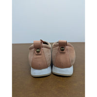 Donald Pliner Womens Pink Slip-On Sneakers Leather Upper Lightweight Sole Comfor