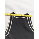 The Work Shop Womens Sleeveless Black Dress With White Trim