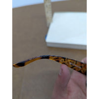 Tortoiseshell Floral Uv Protection Designer Sunglasses With Decorative Frame