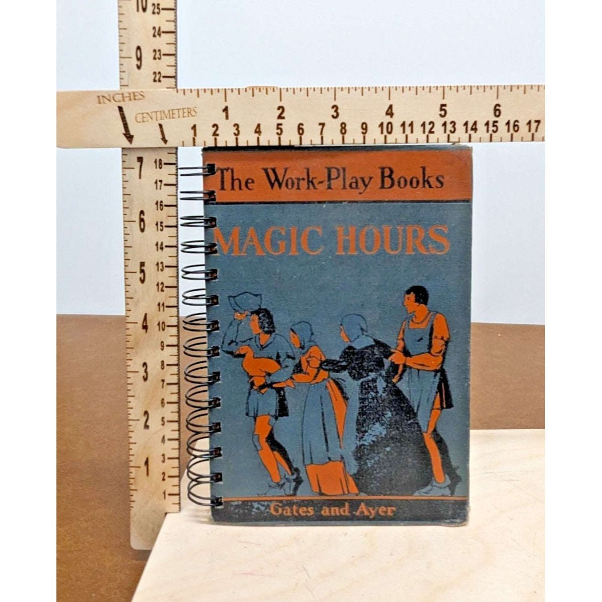 Vintage Magic Hours Work-Play Book Blank Journal Notebook