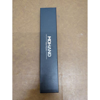 MDHAND Chef Knife With Protective Sheath - Stainless Steel Blade & Ergonomic Handle - Black Gift Box Packaging