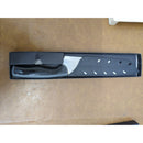 MDHAND Chef Knife With Protective Sheath - Stainless Steel Blade & Ergonomic Handle - Black Gift Box Packaging