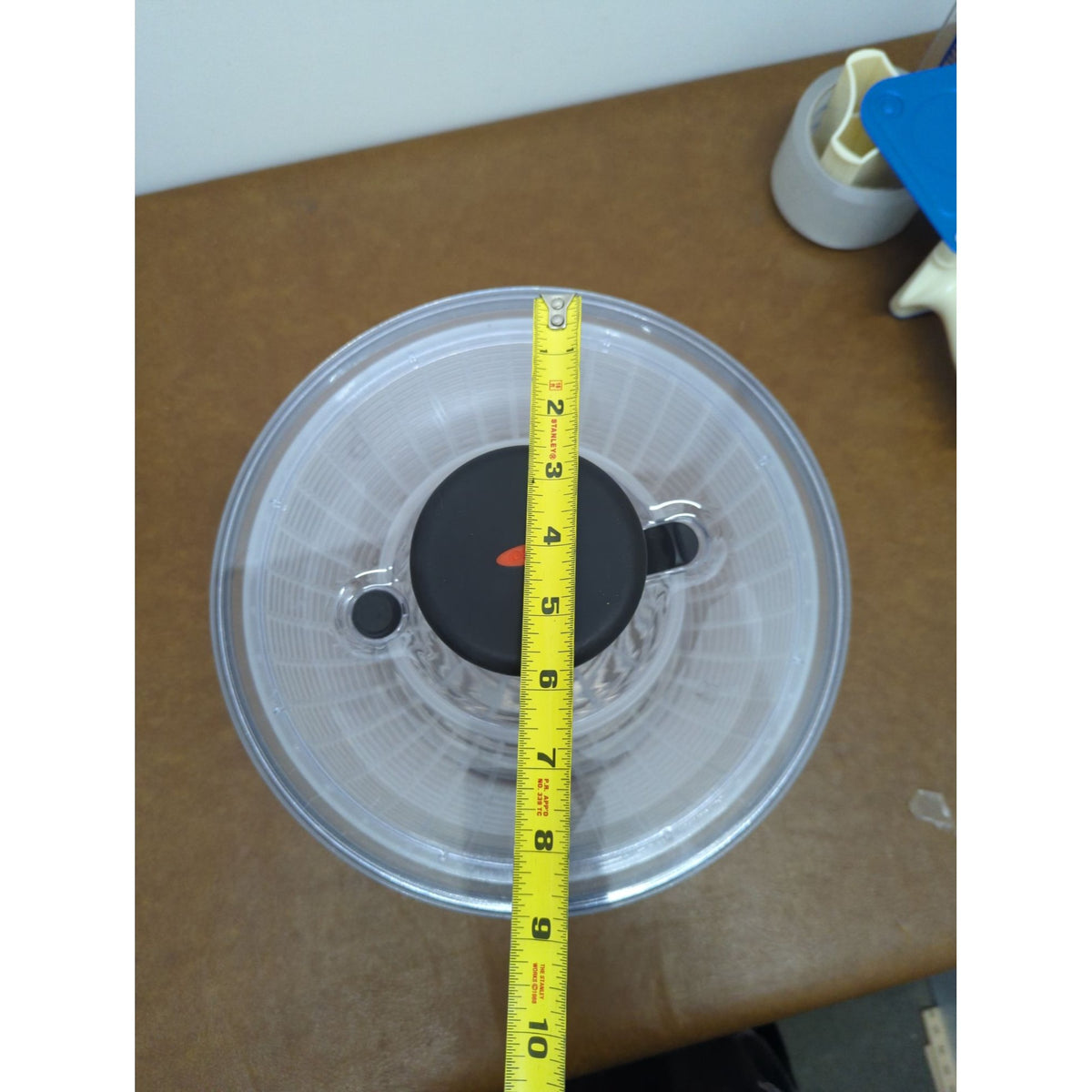 OXO Good Grips Large Salad Spinner With Easy-Pump Mechanism - 10" Diameter & 5.5" High - Durable BPA-Free Plastic