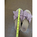 UGG Womens Pink Suede Bow Slide Sandals With Treadlite Sole