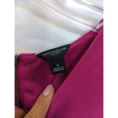 Ann Taylor Sleeveless Magenta Top With Back Zipper Closure Womens Size S