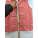 Talbots Coral Sleeveless Button-Down Shirt Womens Size 12 Wrinkle Resistant Cotton Blend