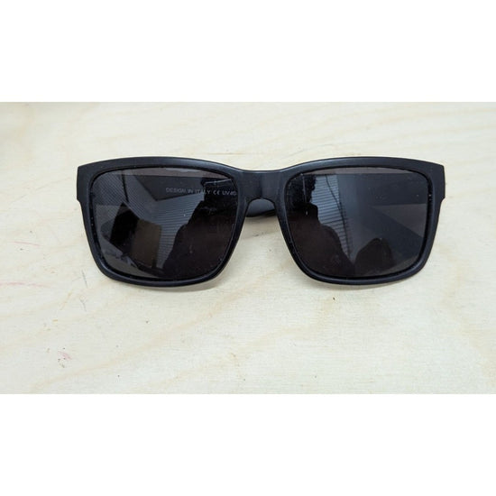 Mad Man Black Polarized Square Sunglasses Uv Protection
