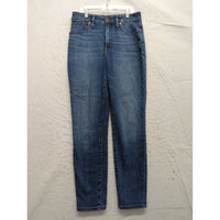 Madewell Womens High-Rise Skinny Blue Denim Jeans Fair Trade Size 29