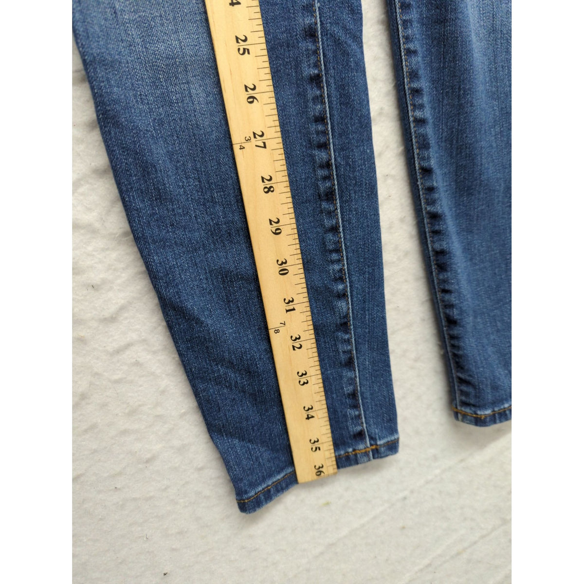 Madewell Womens High-Rise Skinny Blue Denim Jeans Fair Trade Size 29