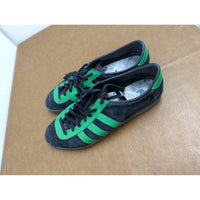 Adidas Green & Black Suede Sneakers Size 8.5 US Lace-Up Comfortable Casual Shoes For Everyday Wear