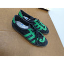 Adidas Green & Black Suede Sneakers Size 8.5 US Lace-Up Comfortable Casual Shoes For Everyday Wear