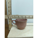 Vintage Pink Melamine Coffee Cups & Saucers Set Of 4 Mid-Century Modern Style Durable & Lightweight Dinnerware