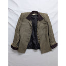Vintage Womens Jacket Size 10 Geometric Pattern Button Front