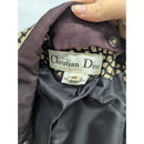 Vintage Womens Jacket Size 10 Geometric Pattern Button Front