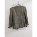 Vintage Womens Jacket Size 10 Geometric Pattern Button Front