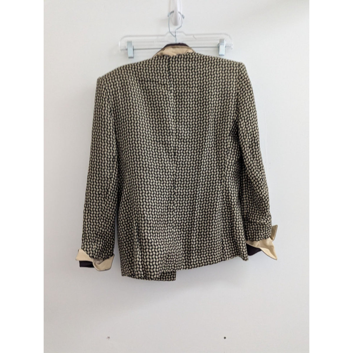 Vintage Womens Jacket Size 10 Geometric Pattern Button Front
