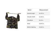 Jones New York Petite Floral Button-Down Blouse Size 10 Black/Yellow Long Sleeve