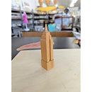 Wooden NYC Skyline Miniature Statue Set - Includes Statue Of Liberty Empire Stat