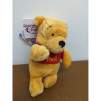 Disney Store Winnie The Pooh Jumping Bean Bag Plush 7" Red Shirt Soft Toy