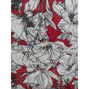 Liz Claiborne Womens Floral Print Red/White Blouse L